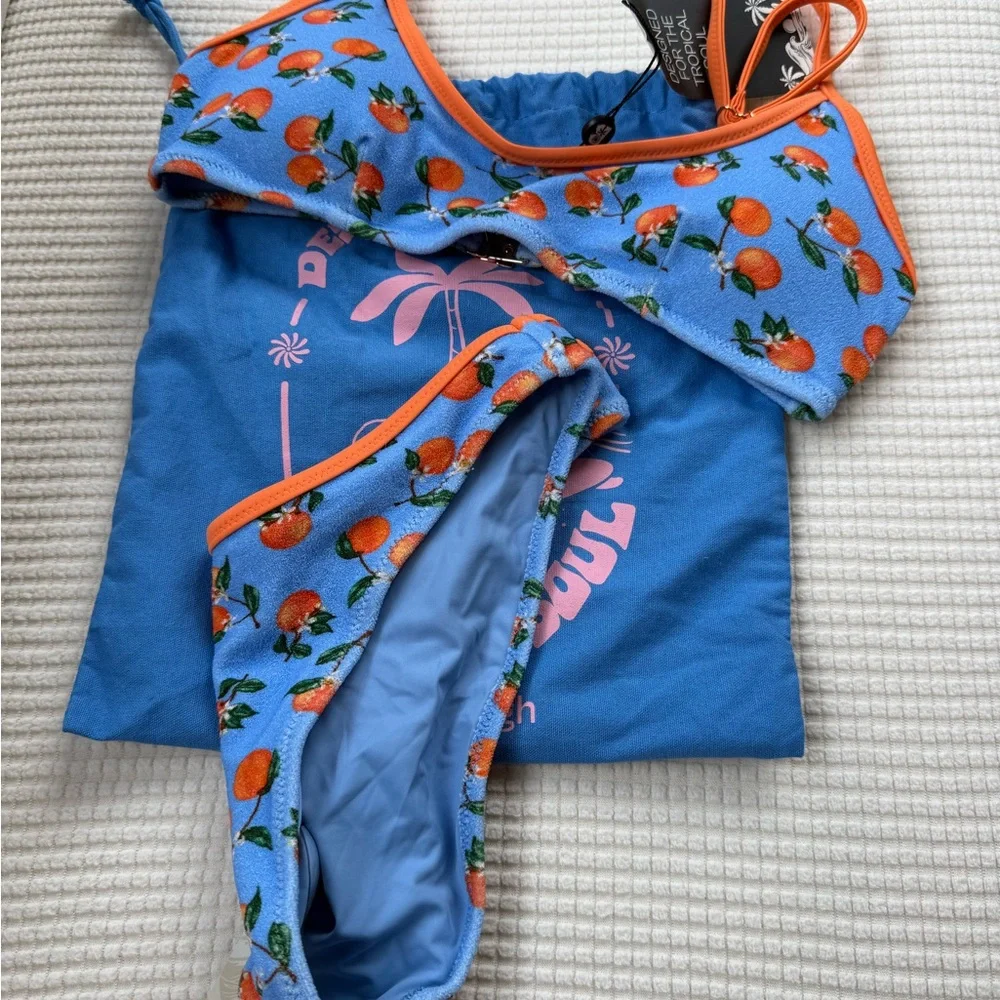 NWT Blackbough Bikini Set in “Citrus Sky Terry” - Picture 4 of 7